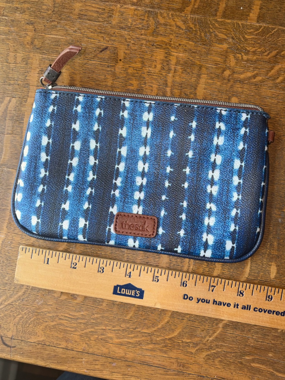 The Sak Tie Die Zip up Cosmetic Bag